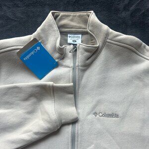 Columbia Hart Mountain II Full Zip Sweatshirt XL Beige